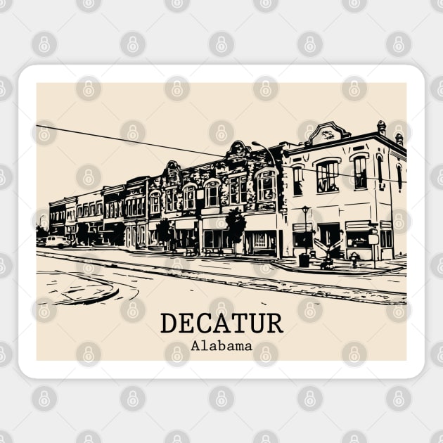 Decatur - Alabama Magnet by Lakeric